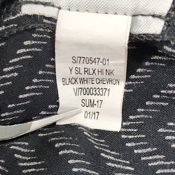 Old Navy Top Womens XL Black Chevron High Square Neck Tank Button Back Modal - Picture 6 of 9